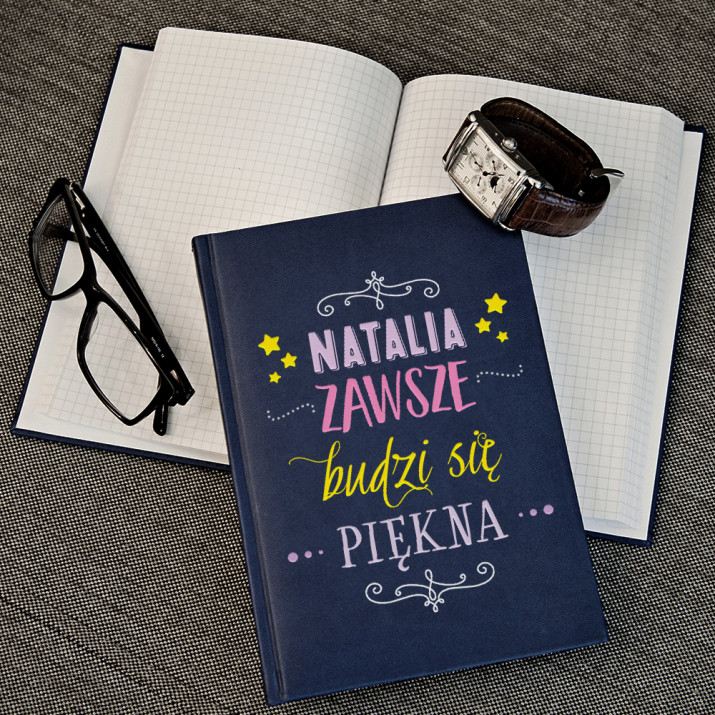 Zawsze piękna - notatnik A5 z nadrukiem Zawsze piękna - notatnik A5 z nadrukiem